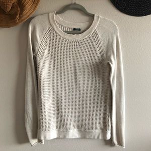 J. Crew Oatmeal Cotton Knit Sweater